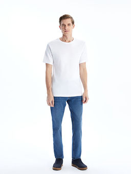 Bisiklet Yaka Penye Erkek Ti??rt