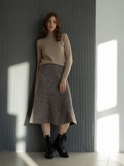 юбка на подкладке в составе шерсть - Трика фото 7