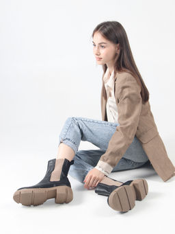 Челси 360.P.21074nut. черный макс какао/Байка