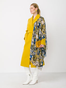 Большой мягкий очень нежный двусторонний палантин в стиле арт-деко - Tantino фото 2