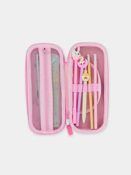 Футляр-пенал школьный розовый с единорогом - Mark formelle фото 4