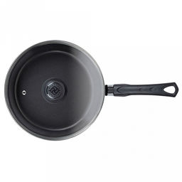 "Azure" Сотейник с антипригарным покрытием д24см "Сатин", h6,3см, s0,18см, стеклянная крышка (Россия)