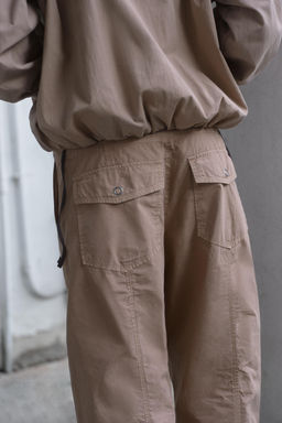 PANTAL?N RECTO FRUNCES / Rosa empolvado - Zara фото 3