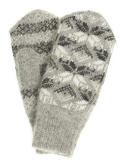 Варежки женские "Звезды с ромбами" ПП 3229-4