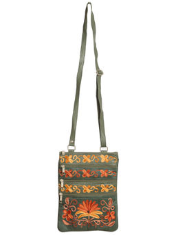 Сумка натуральная кожа через плечо №1114/9 - Ганг фото 2