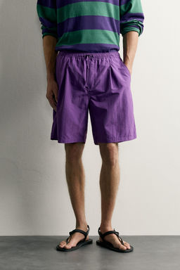 PANTALONES CORTOS T?CNICOS 9 / Morado - Zara фото 2