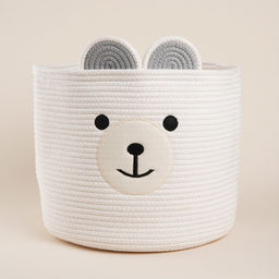 Корзина для хранения SL Home, плетёная, ручной работы, 353530 см, белая