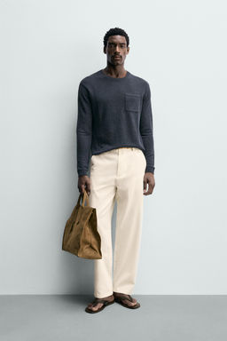 PANTAL?N CHINO RELAXED FIT / Crudo