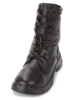 05-9003 BLACK Ботинки зимние мужские (искусственная кожа, искусственный мех)