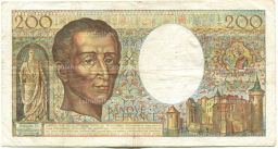Банкнота 200 франков 1983 года Франция
