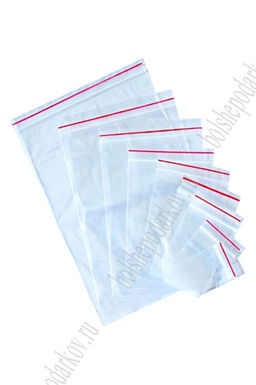 Фасовочные пакетики с застежкой 8*11,5 см + 1 см (100 шт) SF-8018