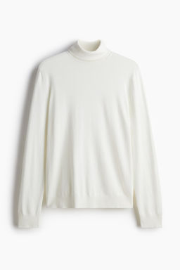 Jersey de cuello alto en punto fino Slim Fit - H&m фото 5
