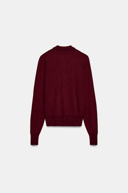 BASIC WOOL POLO SHIRT - Zara фото 13