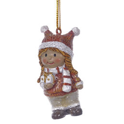 Фигурка декоративная подвесная "Дети", L3 W2,5 H6,5 см, 2в.