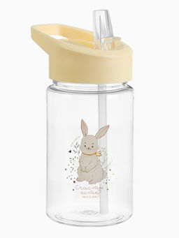 Поильник детский с трубочкой «Зайка», 350мл., цвет бежевый Mum&Baby
