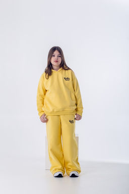 068 Детский костюм с палаццо, банан