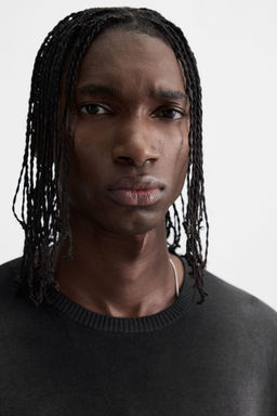 SPRAY PRINT KNIT T-SHIRT - Zara фото 5