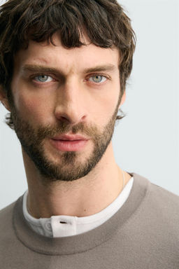 JERSEY MEZCLA VISCOSA / Gris topo - Zara фото 5