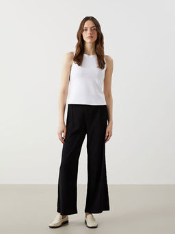 Beli Lastikli Geni? Pa?a Kad?n Pantolon