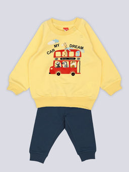 CRB wear / CSBB 90294-30-436 Комплект для мальчика (джемпер, брюки),желтый/Ex.Cherubino