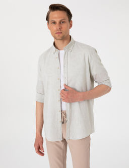Ye_il Regular Fit Uzun Kollu G_mlek