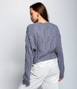 Джемпер #КТ800 (1), серый - Dommod фото 3