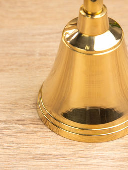 Цена за 2 шт. Колокольчик, 7×7×16.5 см, латунь