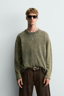 WASHED COTTON SWEATER - Zara фото 2
