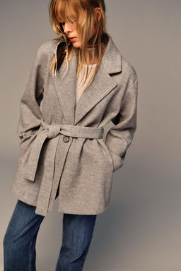 SOFT BLAZER WITH BELT