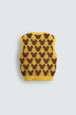 MICKEY SILHOUETTE KNIT VEST HARRY LAMBERT FOR ZARA X DISNEY  фото 3