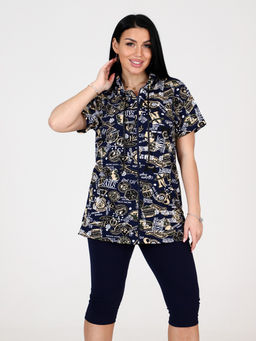 ДК-265 бриджи ДОМАШНИЙ ЖЕНСКИЙ КОСТЮМ (Желтый парус) - А-дина фото 3