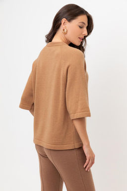 ЕВ 30139/24ш/охра джемпер жен - Very neat фото 2