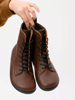 Босоногие ботинки 351.NATAbl.Светло-коричневый оттима/шерсть