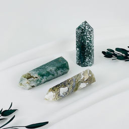 Кристалл из Агата мохового - Радуга самоцветов фото 2