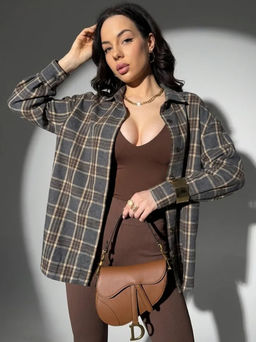 K13010 Рубашка OVER SIZE ГРАФИТ_01