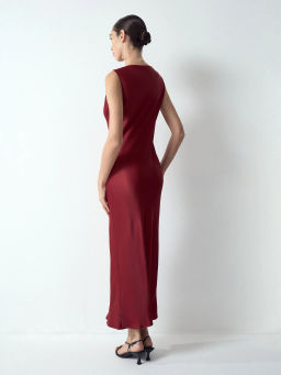 EMKA // Платье макси из 100% вискозы  фото 4