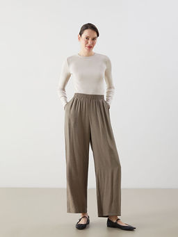 Beli Lastikli Kad?n Pantolon