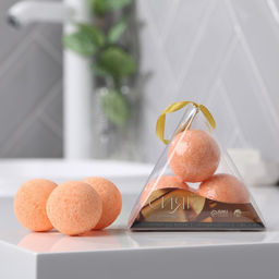 Набор бомбочек для ванны Сияй!, 3 шт по 40 г, аромат сочный цитрус