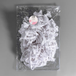 Тесьма декоративная «Бахрома», 45 мм, 10±1 м, белая