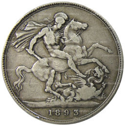 1 крона 1893 года Великобритания