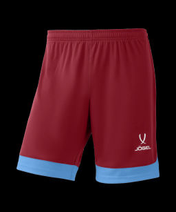 Шорты игровые JOGEL DIVISION PerFormDRY Union Shorts, гранатовый/голубой/белый фото 2
