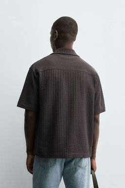 SEERSUCKER COMFORT SHIRT - Zara фото 3
