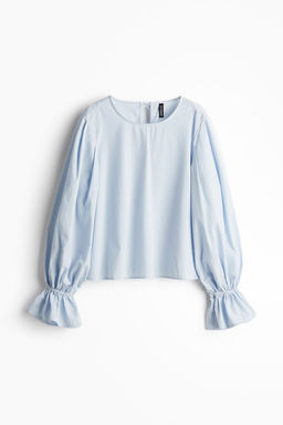 Blusa de algodon con lazadas - H&m фото 5