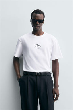 CONTRAST PRINT T-SHIRT - Zara фото 2