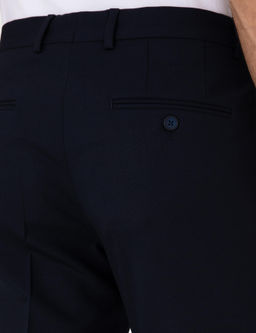 Lacivert Slim Fit Y_n Kar___ml_ Klasik Kuma_ Pantolon - Cacharel фото 6