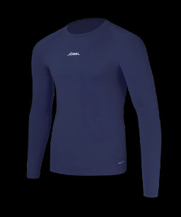 Футболка компрессионная с длинным рукавом JOGEL CAMP PerFormDRY Baselayer LS Tee, темно-синий