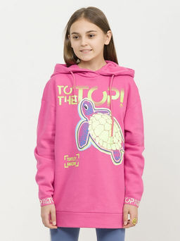 PELICAN, толстовка для девочек, Розовый