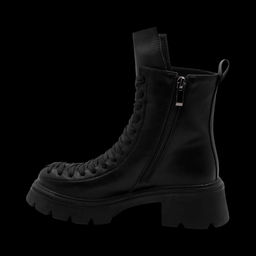 Ботинки из натуральной кожи Р-221-1 черные