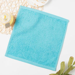 Полотенце махровое 50х80 см, небесный, 100% хлопок, 360 г/м2 - Текстиль центр фото 3