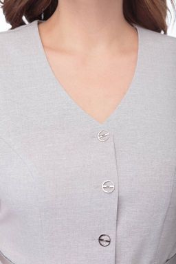 Костюм ANELLI 690 серый жакет/маки  фото 3